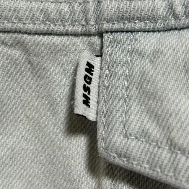 (매장판)MSGM 디테일 데님베스트(실측L)