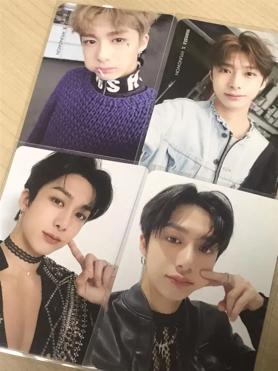 Monsta x monstax chae hyungwon hyungwon WTS photocards