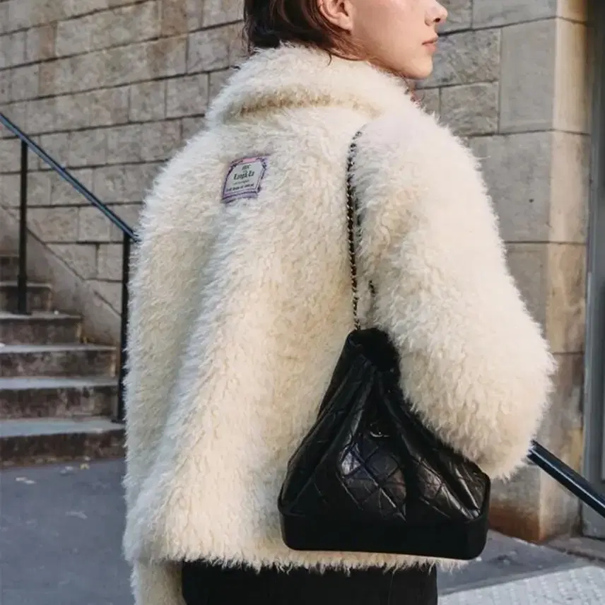 랑앤루 MARAIS Eco Fur Duffle Coat(마레)_IVORY