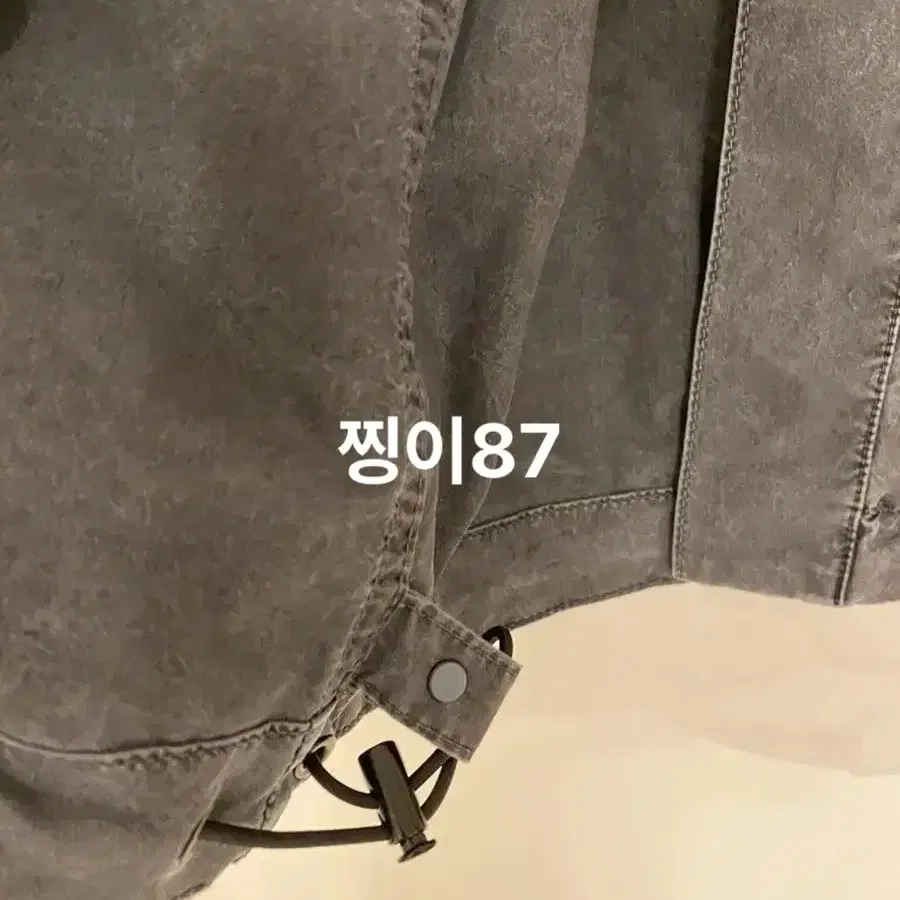 [46] 준지 22fw 그레이 가먼트다잉 아웃포켓 셔츠