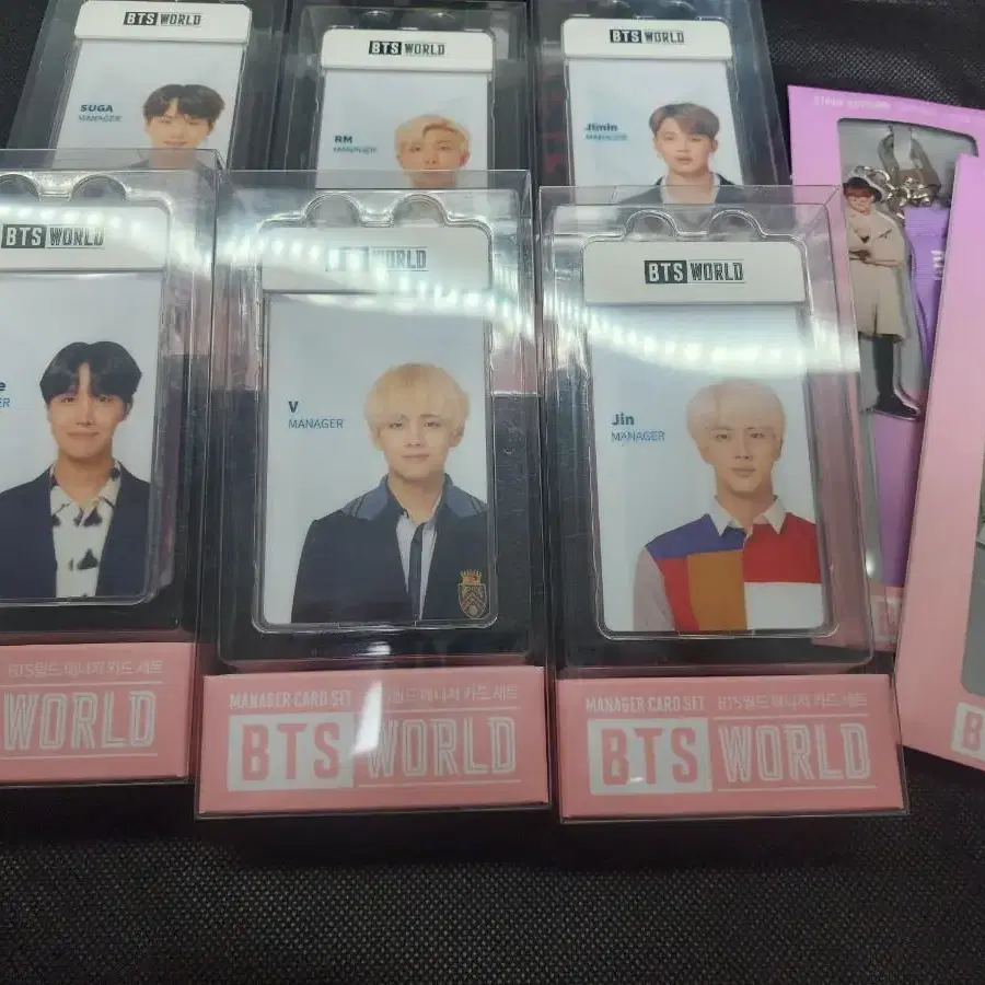 방탄 bts world 매니저 카드세트