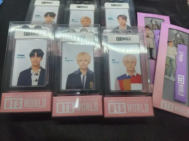 방탄 bts world 매니저 카드세트