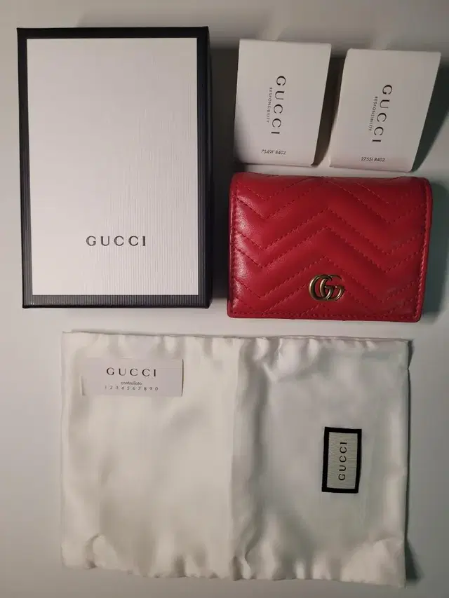 GUCCI(구찌) 466492 GG 마몽 마틀 라세카드케이스 지갑