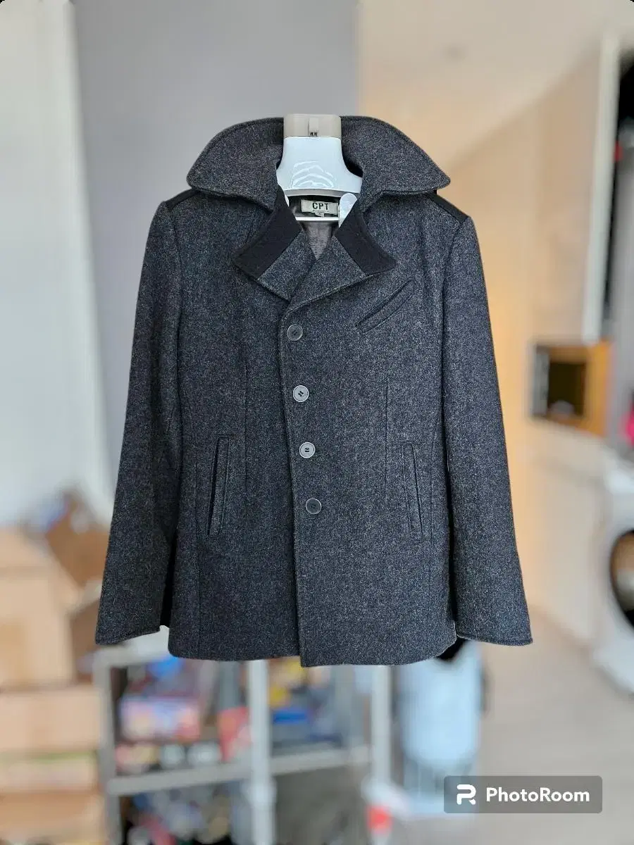 Cockpit USA NY New York Vintage Military Wool Coat Jacket