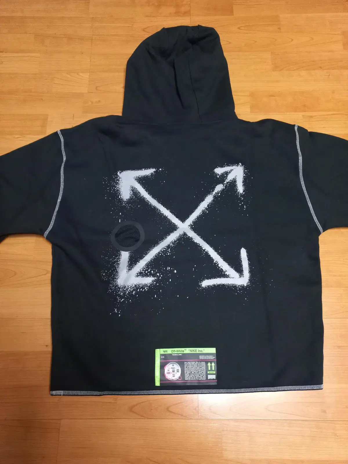나이키 오프화이트 nrg 후드 블랙 L사이즈 브랜드 중고거래 플랫폼