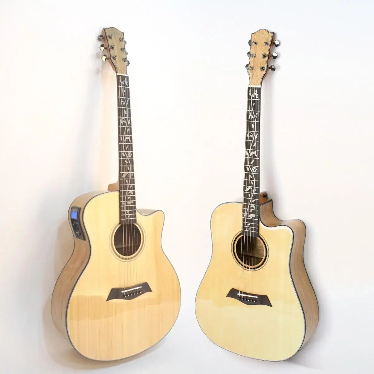 [New half price/free shipping] Topsolid EQ paulownia wood barrel guitar for half price