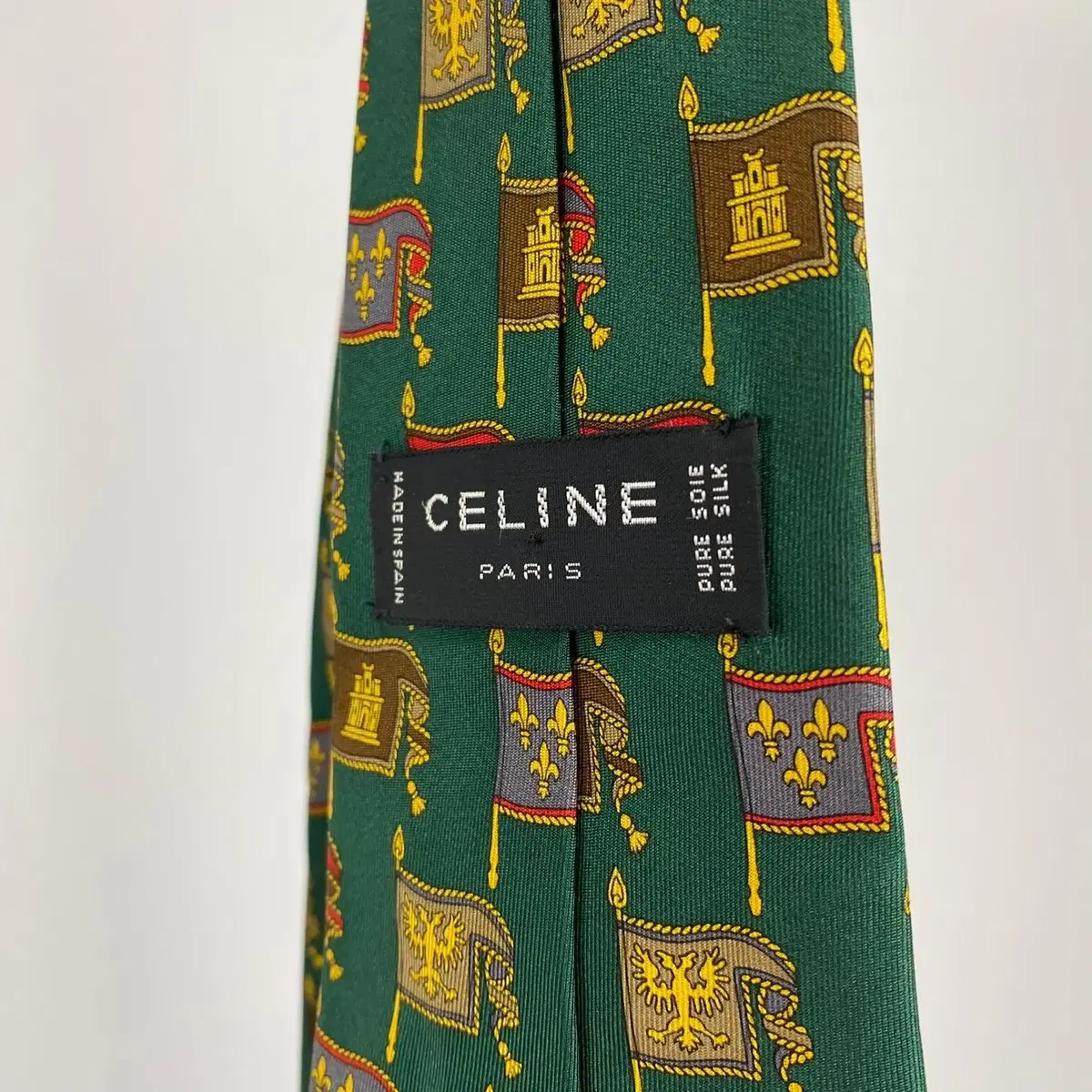 빈티지 CELINE made in SPAIN 실크 타이 2PCS