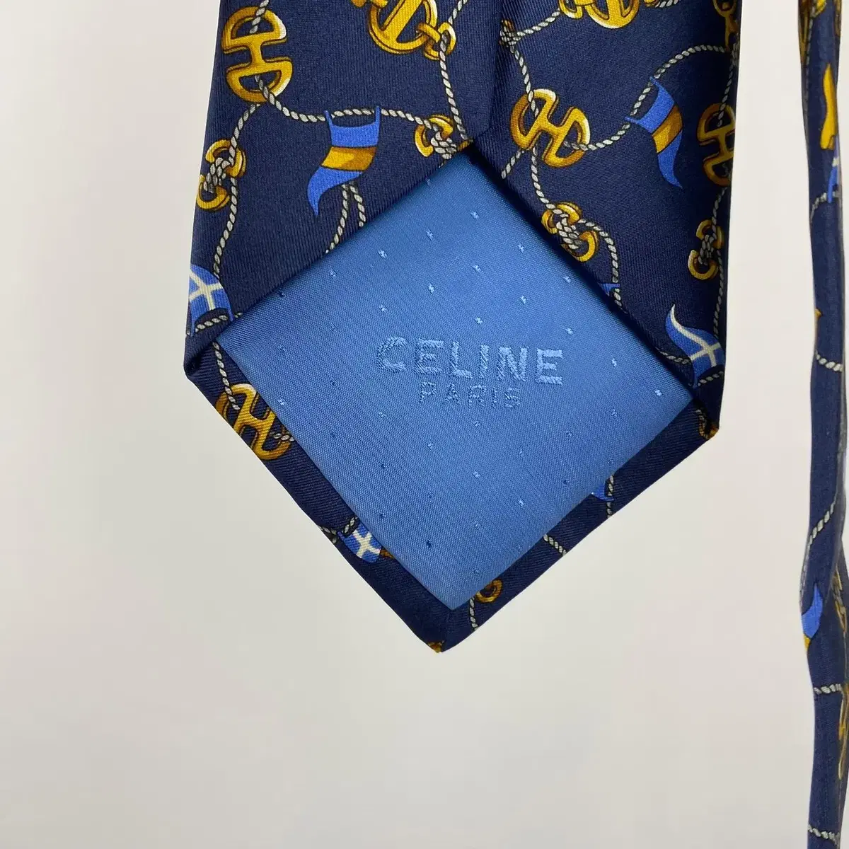 빈티지 CELINE made in SPAIN 실크 타이 2PCS