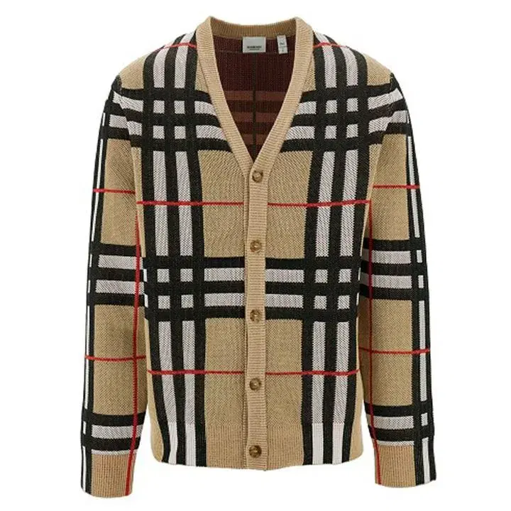 [Burberry]24FW HARRIFORD Check Cardigan 8070287