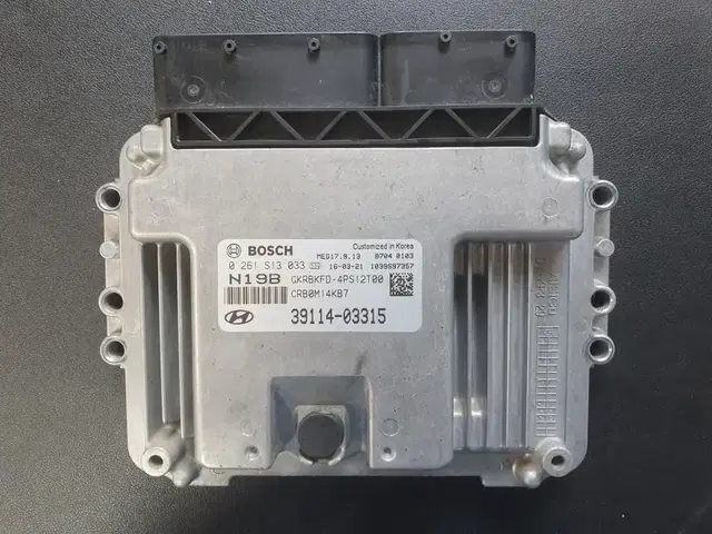 엑센트1.4L 카파엔진 ECU(초기화완료) 39114-03315 고품회수