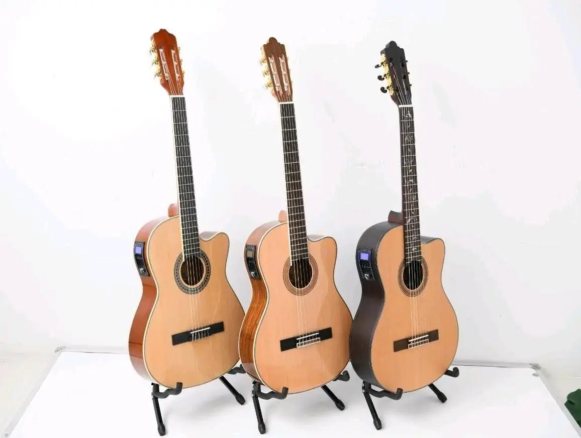 [BRAND NEW Half Price/Free Shipping] Dual-Source Classical Guitar Wholebody Guitar