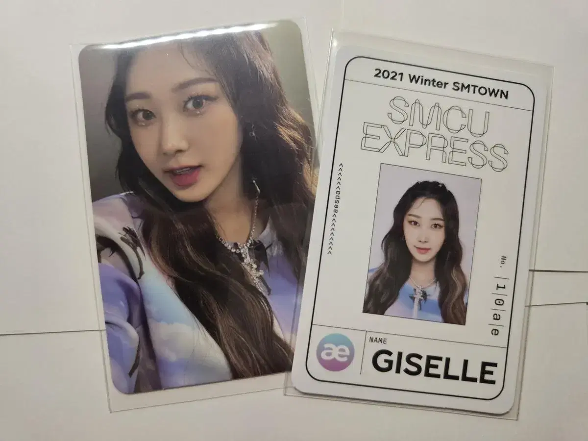 (Bulk price) SMCU aespa WaveGel / giselle PassKard photocard Sell