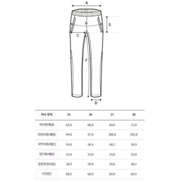 새상품)디스커버리 여성조거팬츠