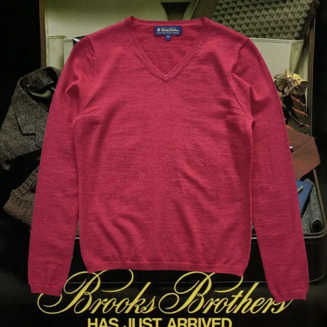 BROOKS BROTHERS 메리노울 니트