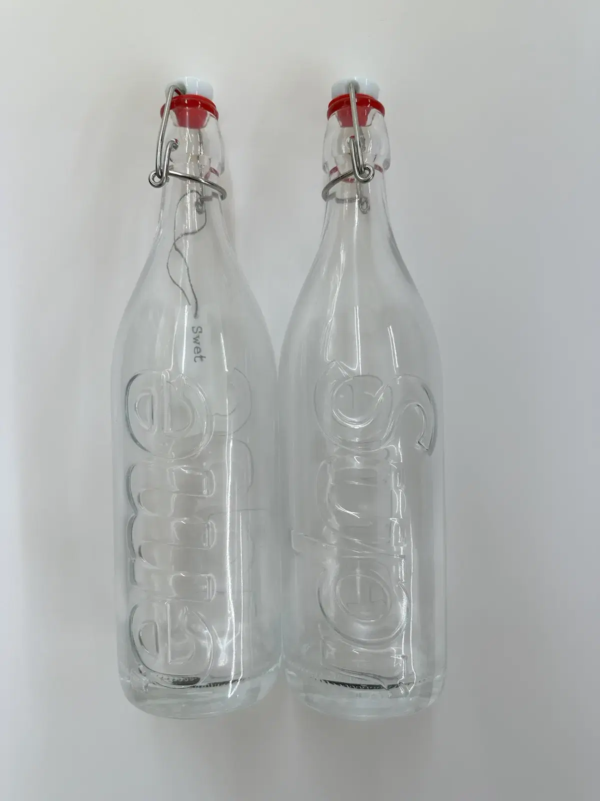 Supreme Swing Top 1.0L Bottle Clear (2-piece set)