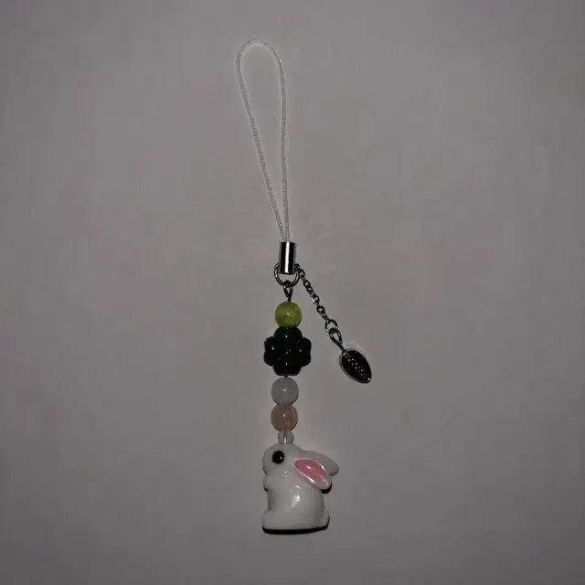 토끼 클로버 나뭇잎 키링 beads keyring