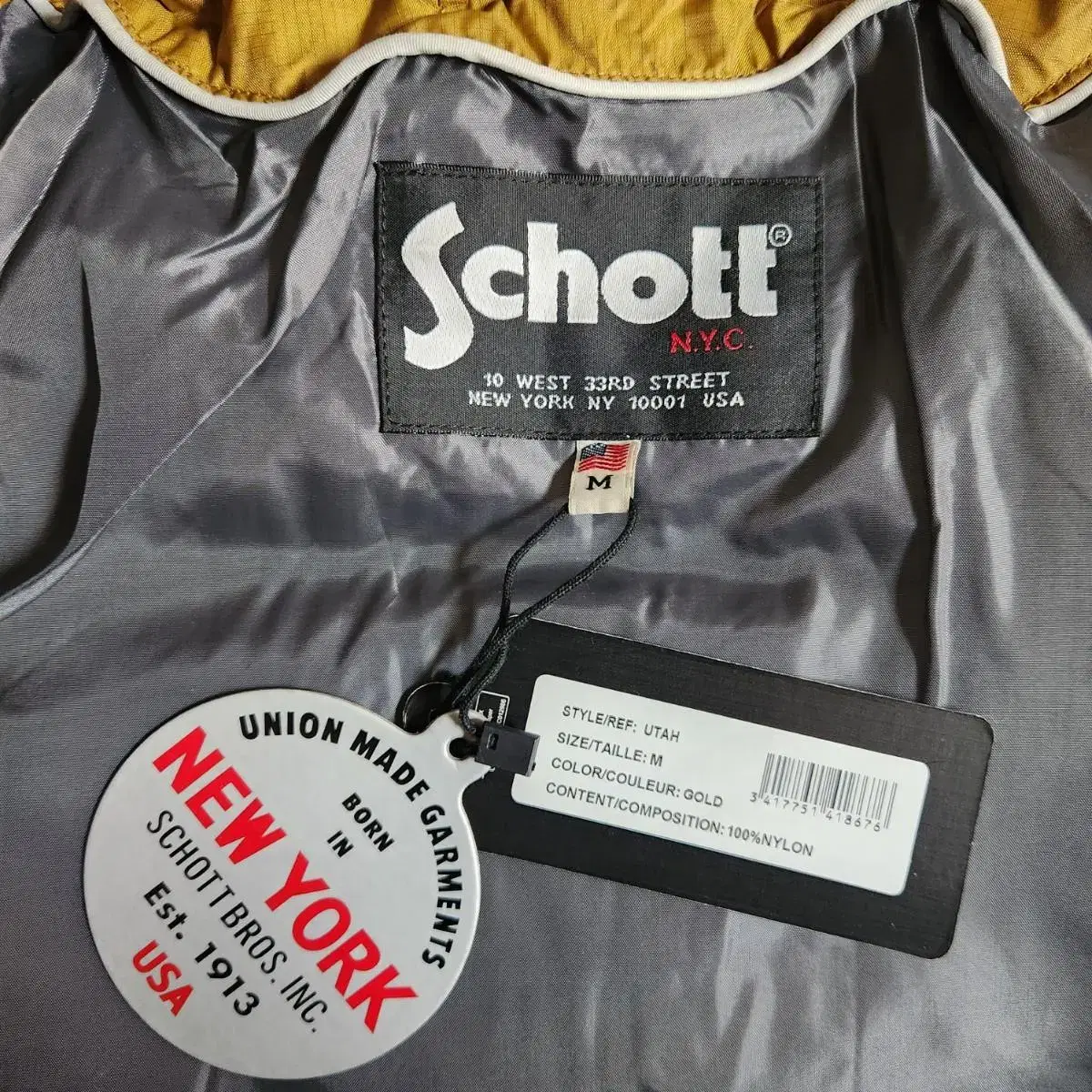 schott 패딩 s,m 90,95