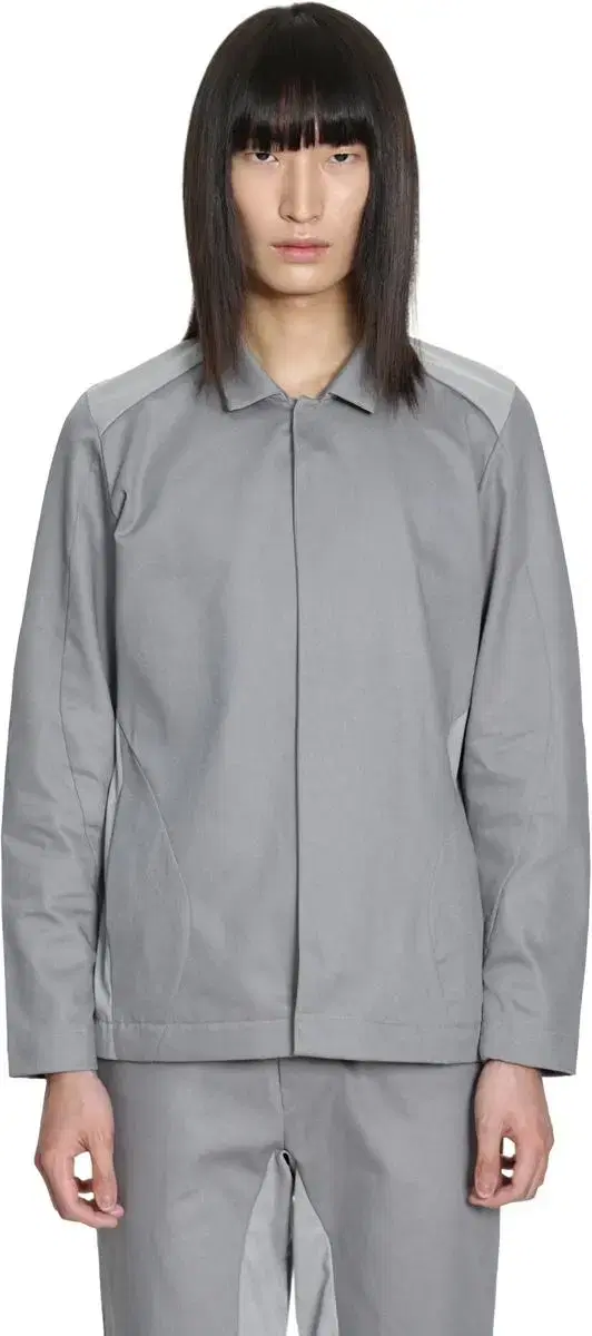 [2] Noufique Single Jacket - Gray