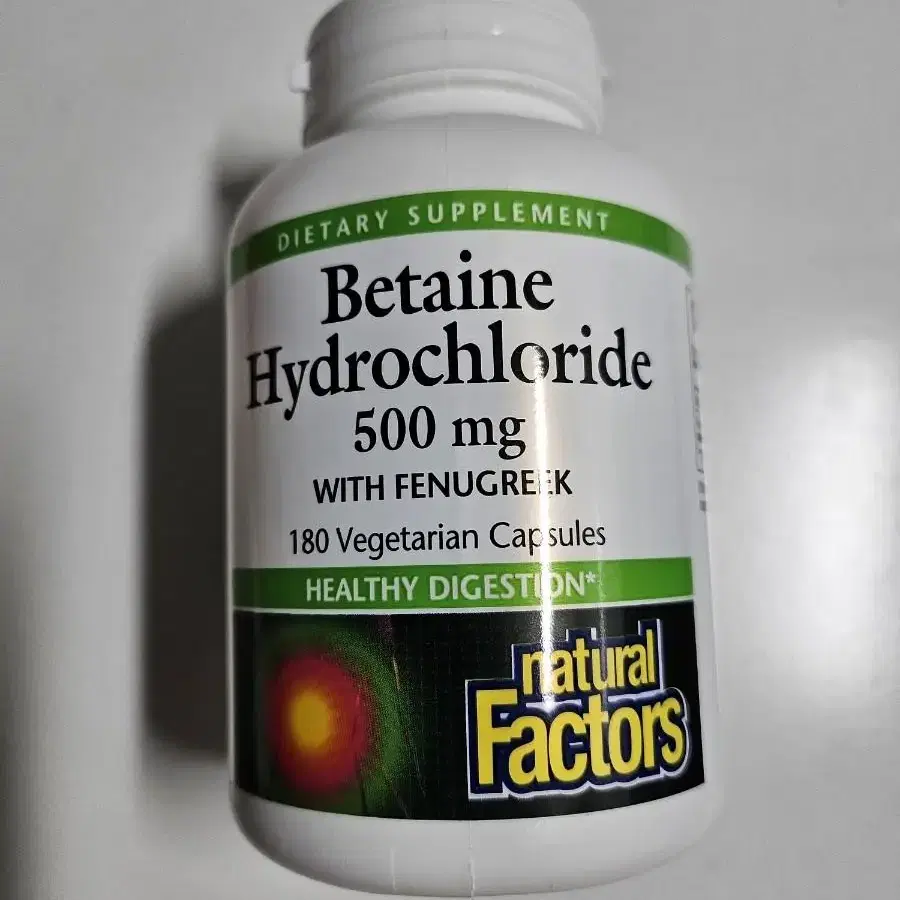 베타인 Betaine Hydrochloride 500mg 180정