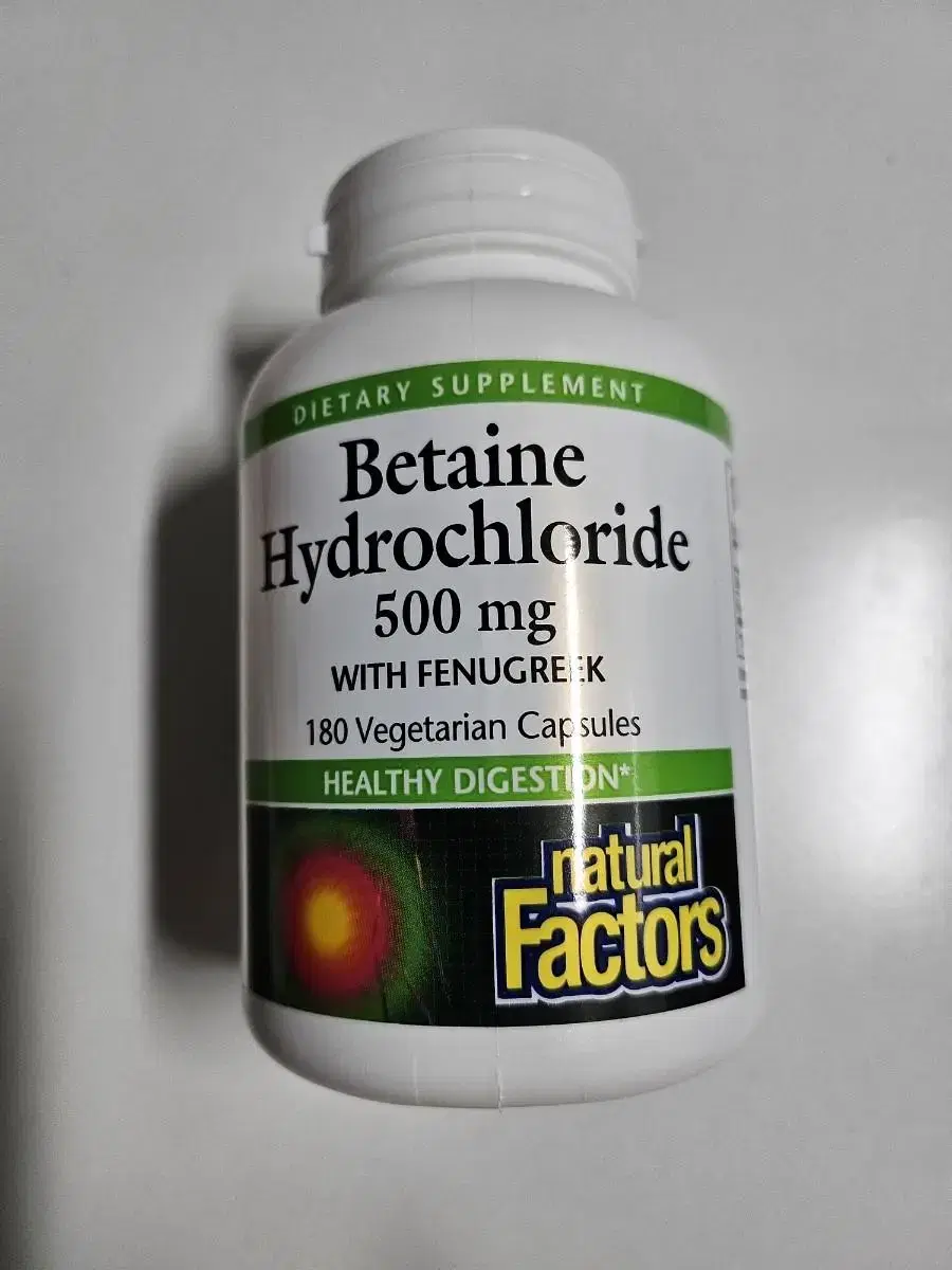 베타인 Betaine Hydrochloride 500mg 180정