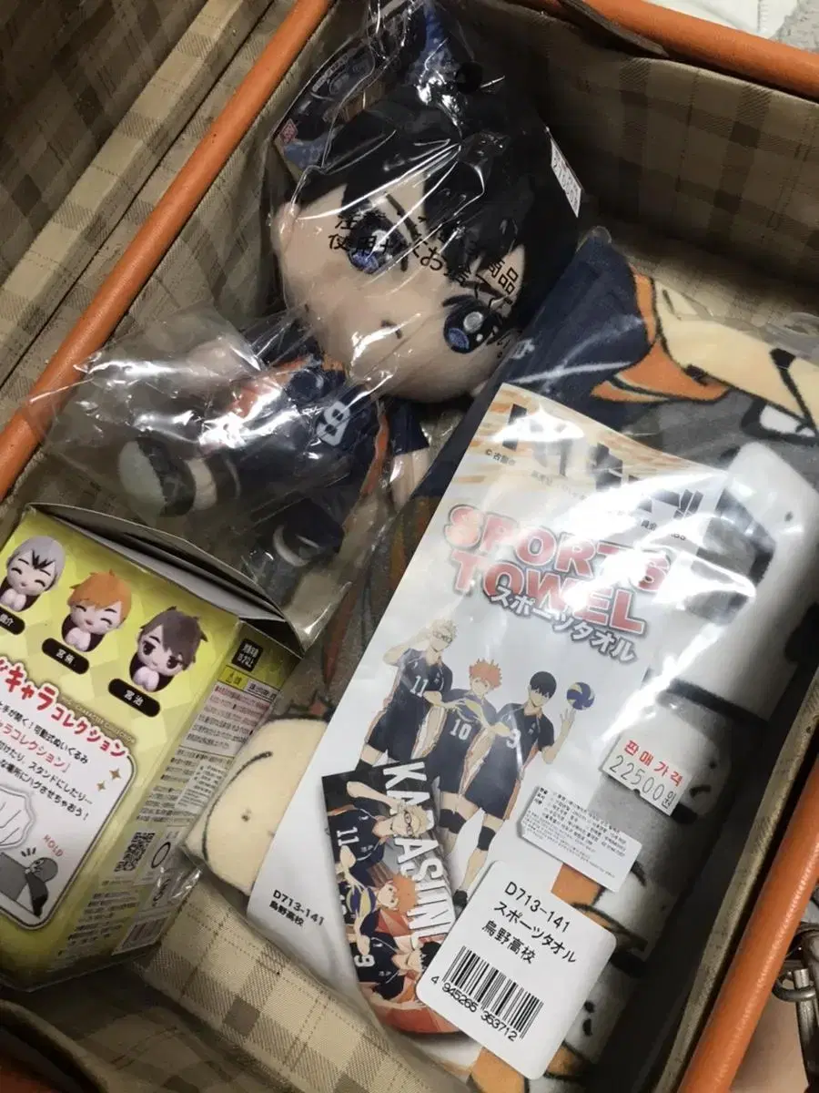 Karasuno blankets and Kageyama dolls