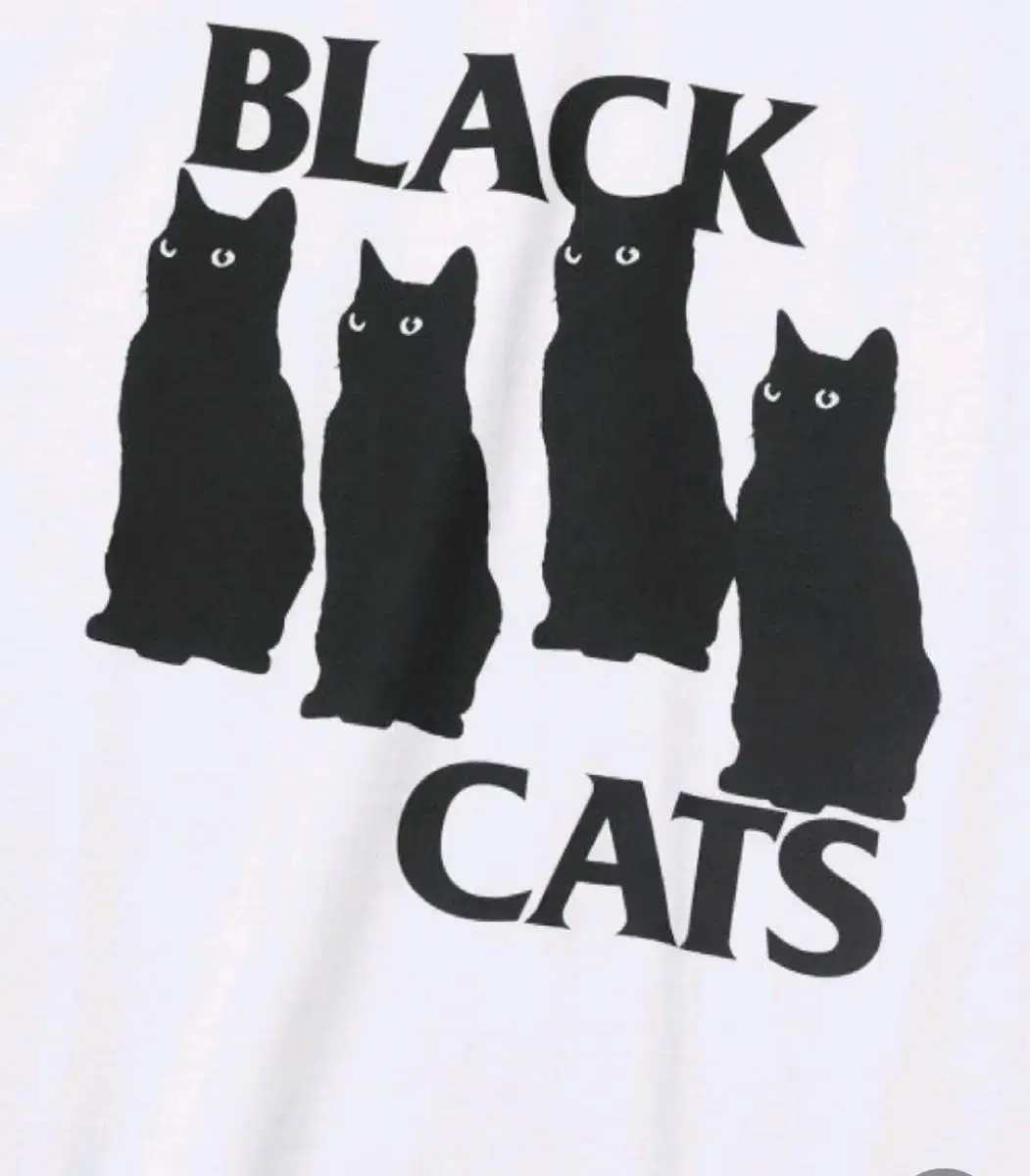 비바스튜디오 BLACK CAT TEE [WHITE]