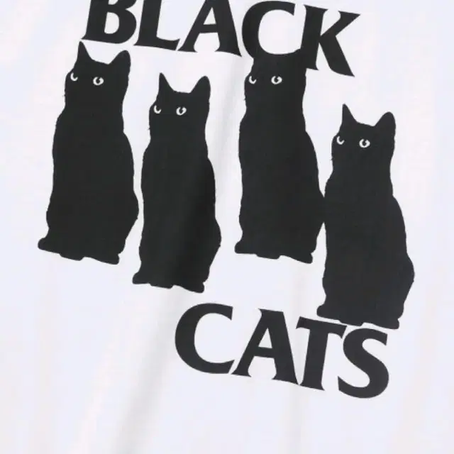 비바스튜디오 BLACK CAT TEE [WHITE]