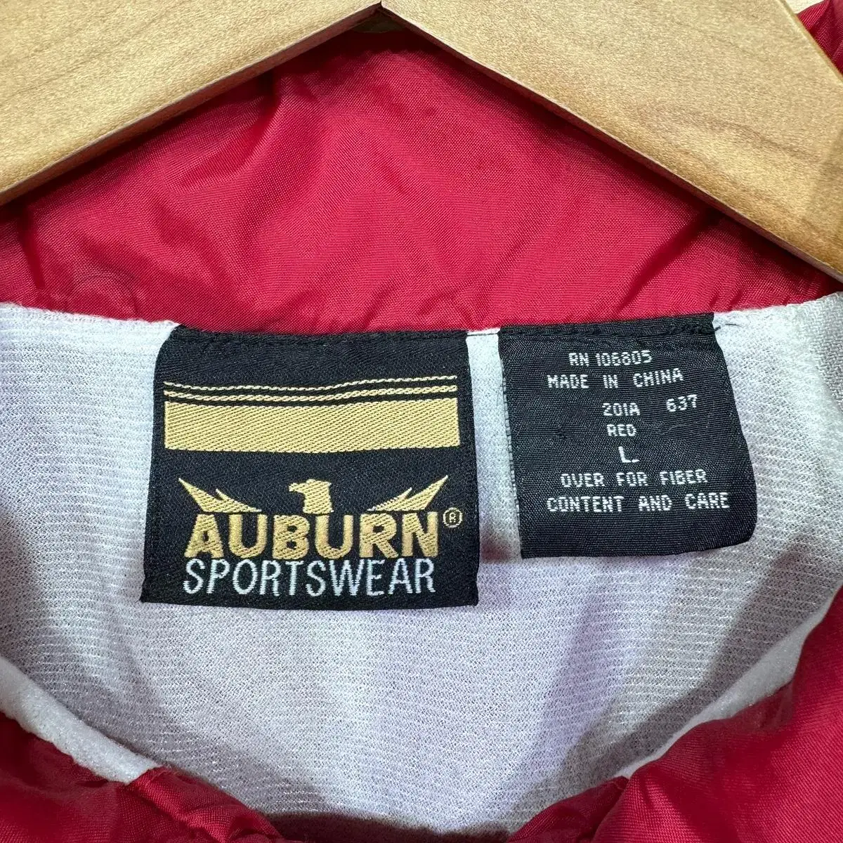 [L] 90s Auburn Sportwear 코치 자켓