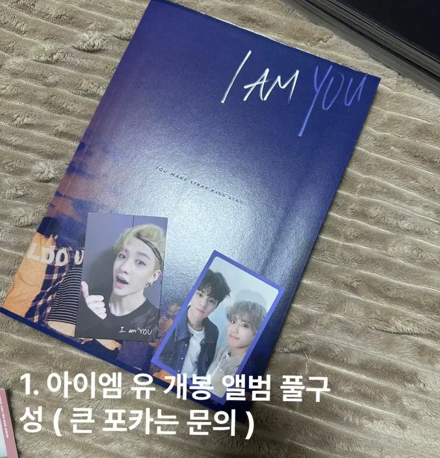 i.m. u album straykids skz unsealed full photocard han bang chan