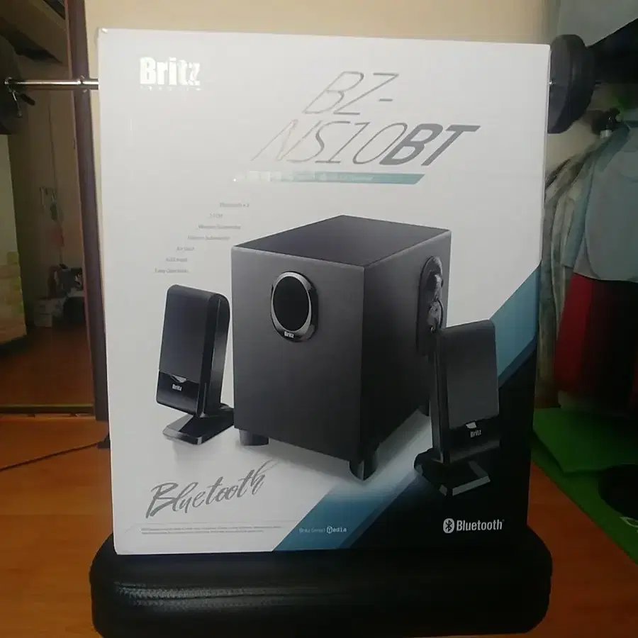 브리츠 BZ-NS 10BT 2.1 채널 블루투스 컴프터 우퍼 스피커