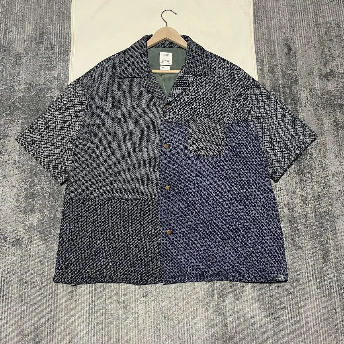 VISVIM 23AW CROSBY SHIRT S/S  VT.SHIBORI