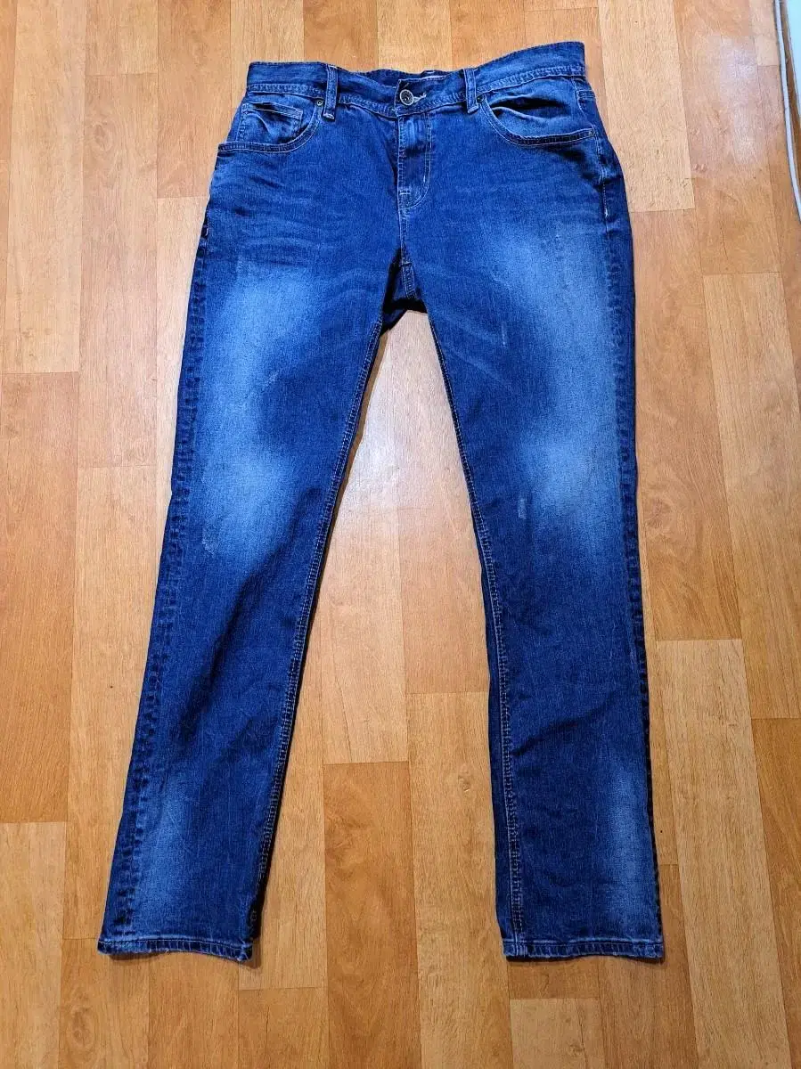 (Free Shipping)Bucker Lew Slim Fit Yakspan Jeans(34)