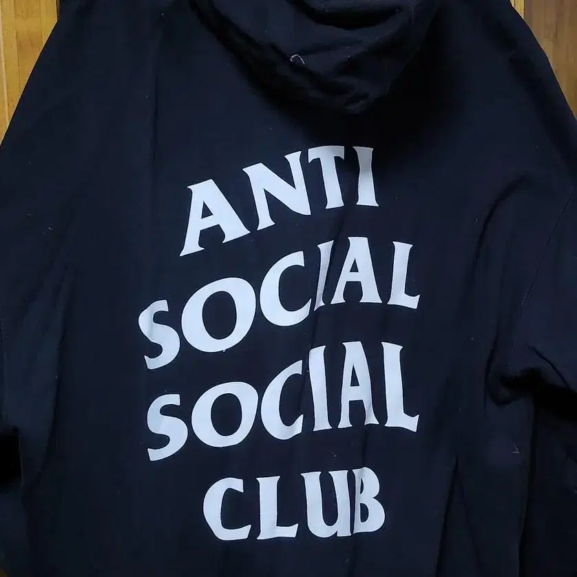 [XL] 안티소셜클럽 ASSC 후드 집업 블랙