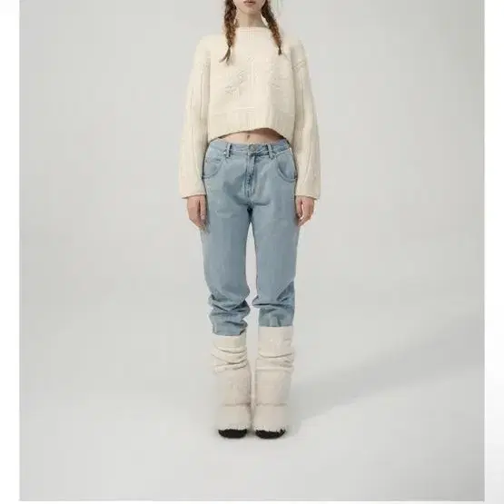 THE BARNNET snow crystal knit sweater
