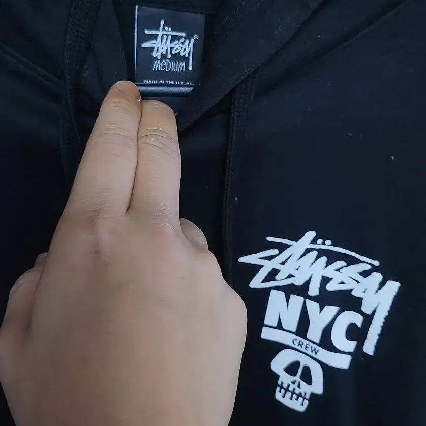 [M] 스투시 NYC CREW 월드 투어 후드 STUSSY