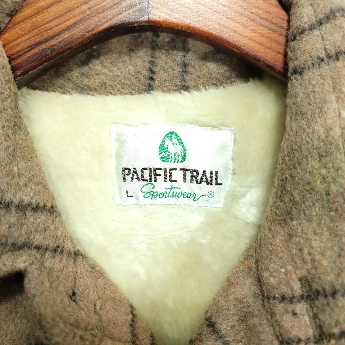 PACIFIC TRAIL 덤블내피 체크 셔츠 자켓 여L J007