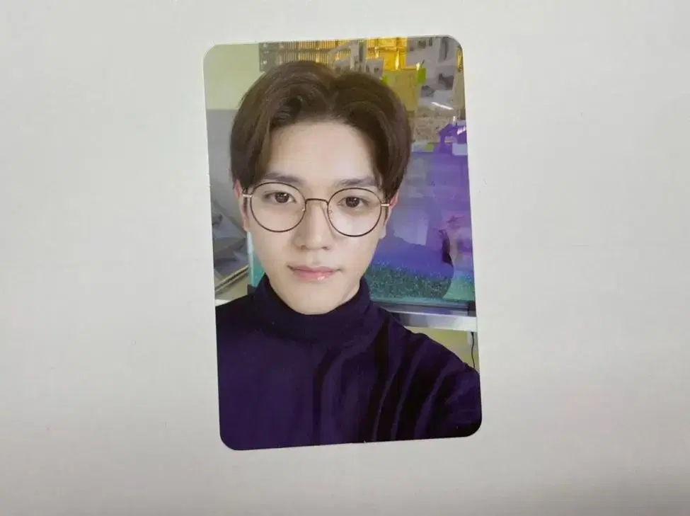 nct127 엔시티127 엔시티 태용 스티커 sticker 안경 포카