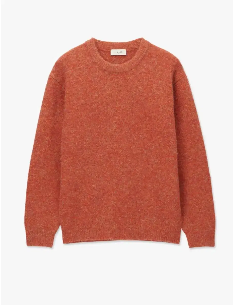 Remade Wool Overfit Round Knit Orange