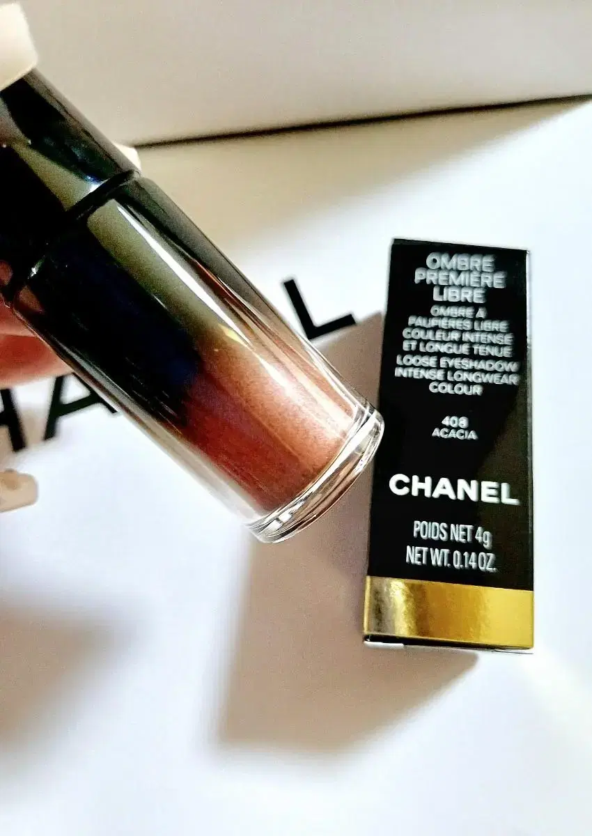 Gift Packaging) Chanel Shadow Eyeshadow Ombre Premier Libre 408 Acacia