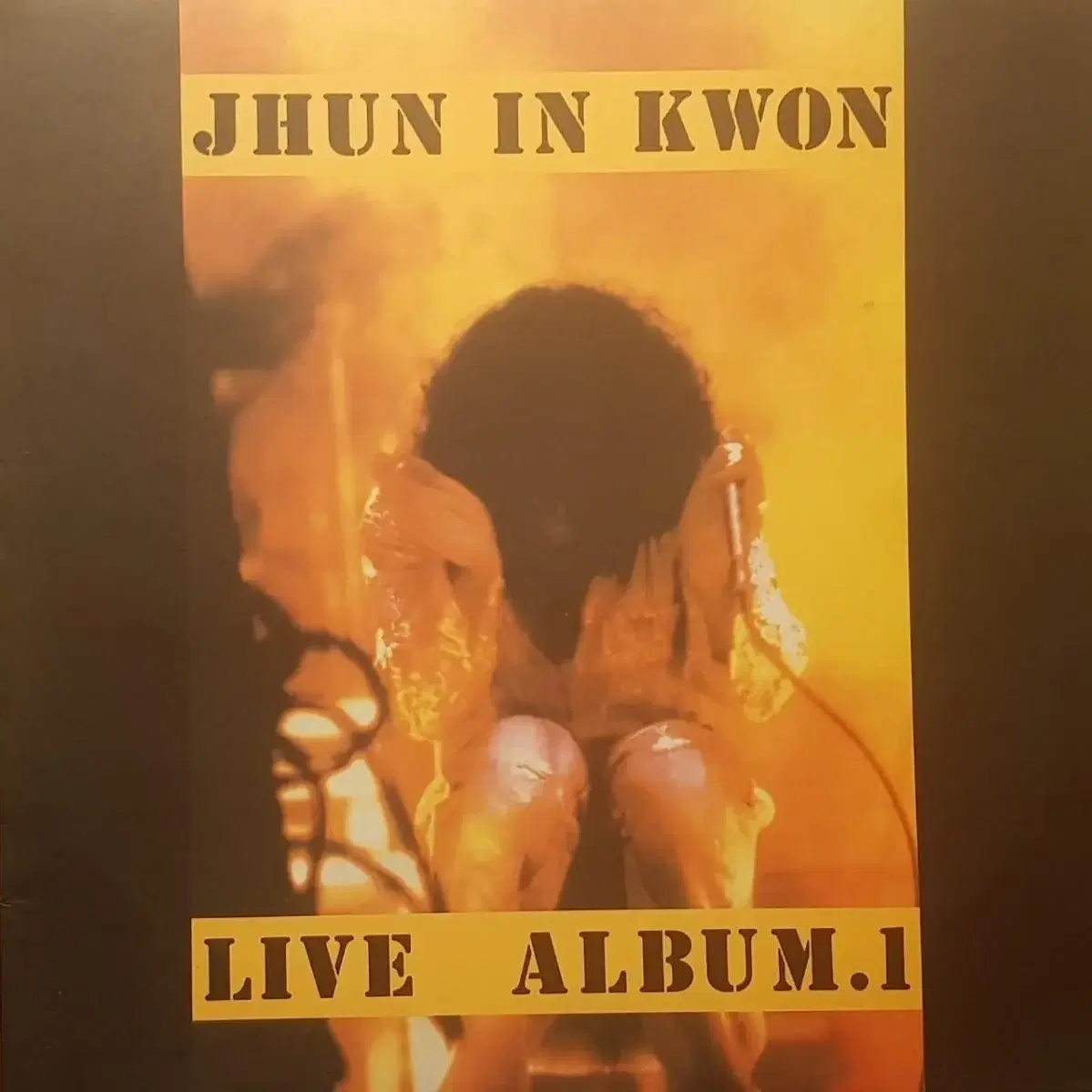 희귀음반/전인권 Live Album 1집 LP