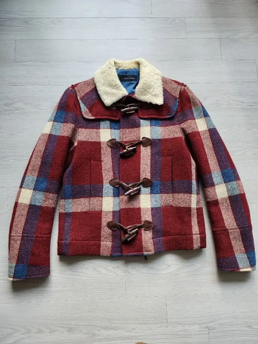 정품 디스퀘어드2 Tweed Duffle Jacket-eu48