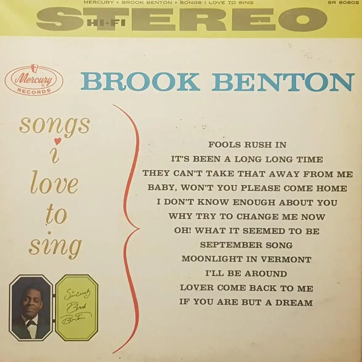 미국원반/Brook Benton LP