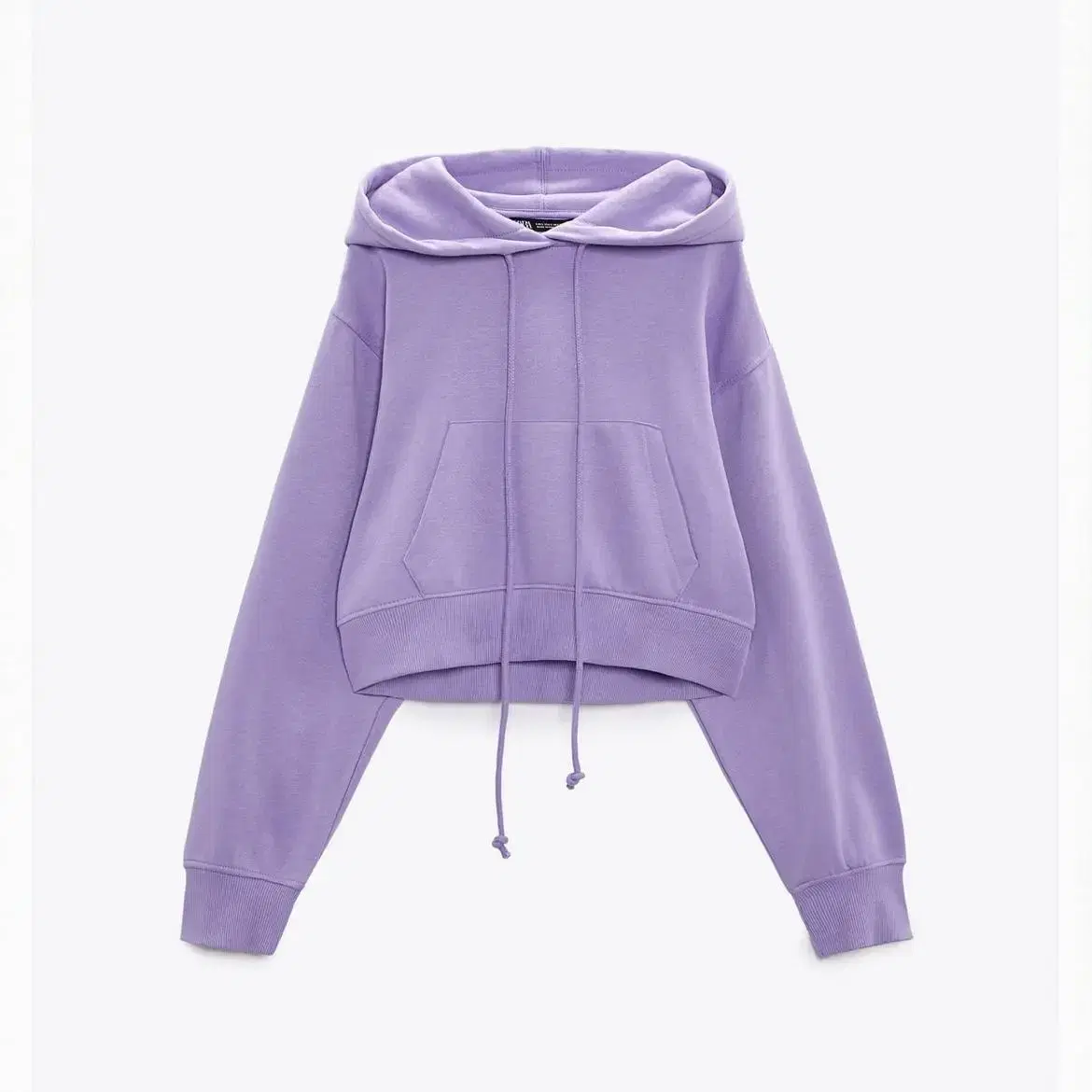 Zara Cropped hooded sweatshirt