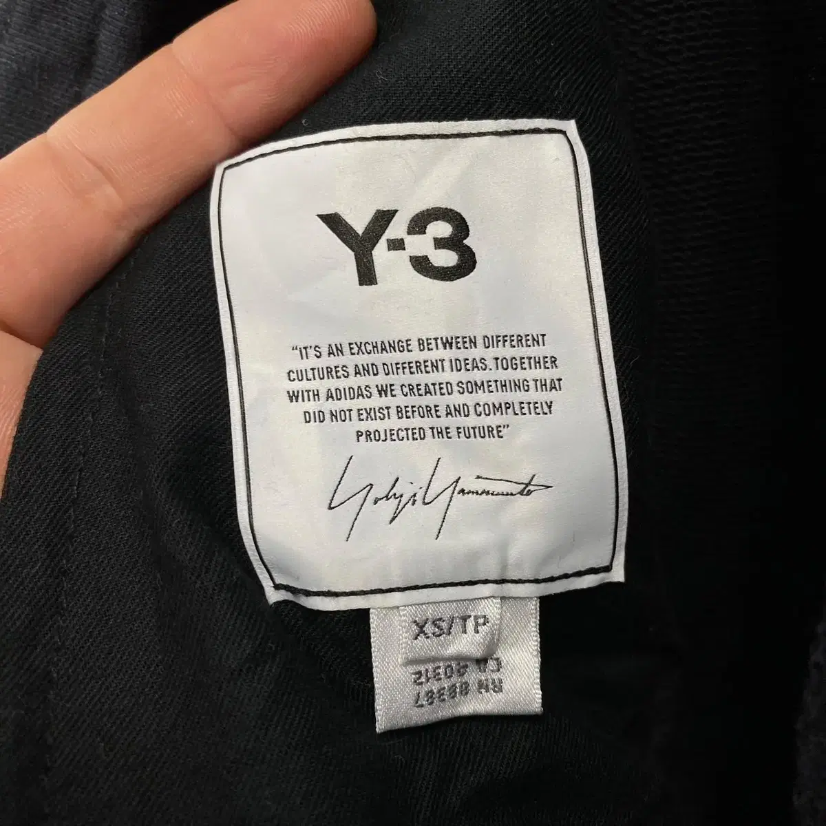 빈티지 Y-3 YOHJI YAMAMOTO 로고 디테일 코튼 스웻팬츠