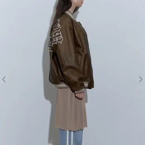 스컬프터 Vegan Leather Stadium Jacket S