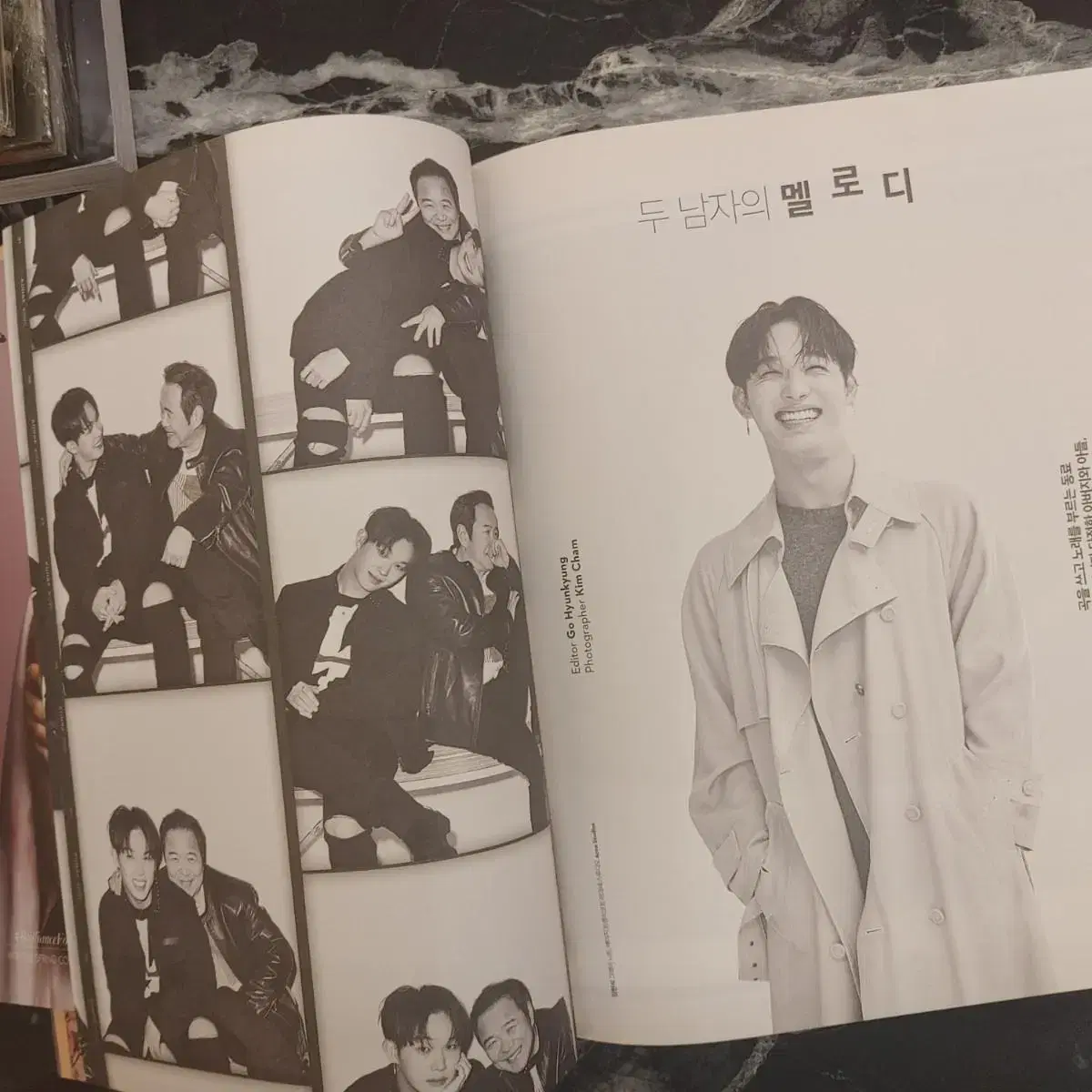 BTOB lim hyunsik Father Lim Jihoon Magazine C.C.