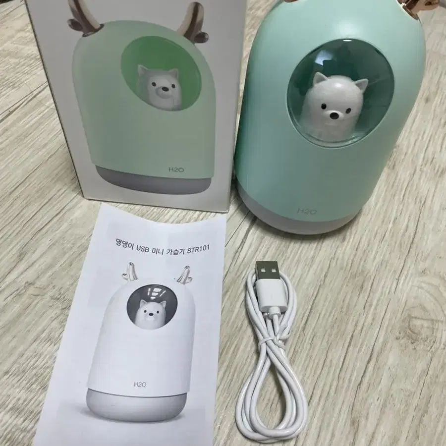 강아지 댕댕이 미니 가습기 usb