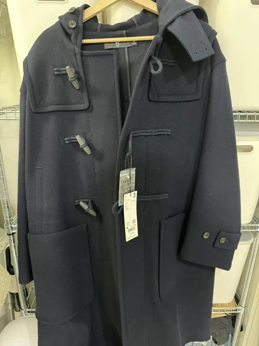 (size M) 택새상품 유니클로 +j Duffle Coat Jill Sander Navy