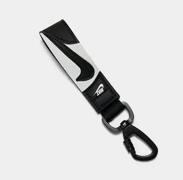 Nike key chain, black and white