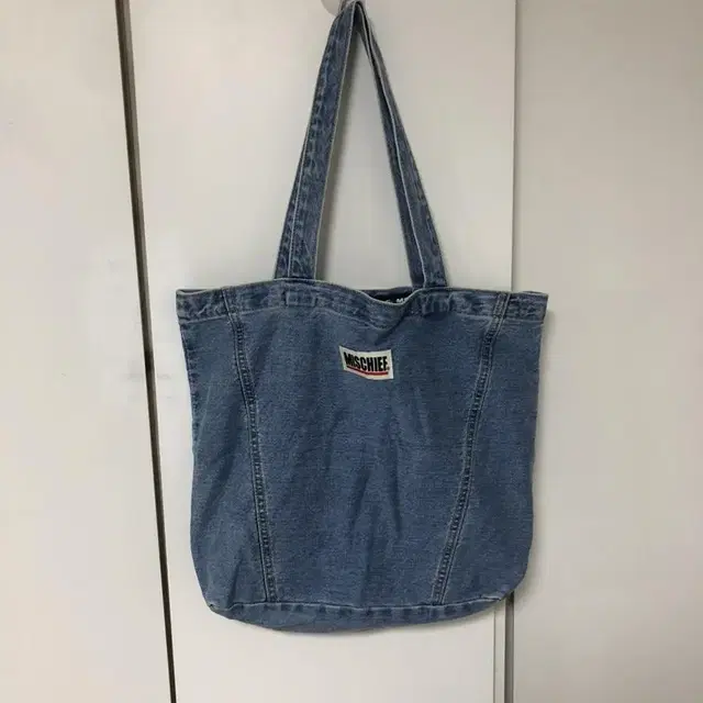 mischief mschf denim tote bag